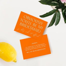Invitación Vibrante Naranja, será mi propuesta para la dama d