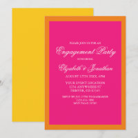 Vibrante Sunrise Minimalista Engagement Party