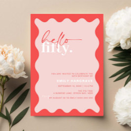 Invitación Vibrantes vítores a la fiesta de los 50 años