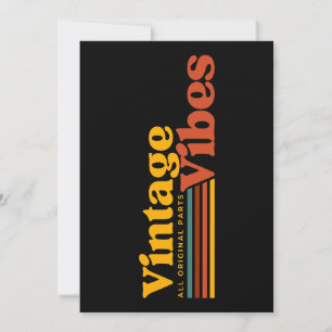 INVITACIÓN VIBRAZIONI RETRO TODAS LAS PIEZAS ORIGINALES