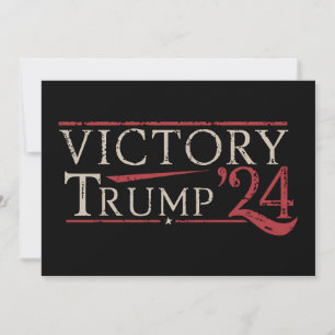 Invitación Victoria Trump 24 Presidente Republicano 47 EE. UU