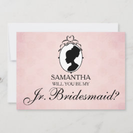 Invitación Victorian Cameo Serás Mi Novia Jr.