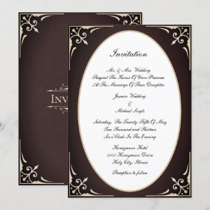 Invitación victoriana