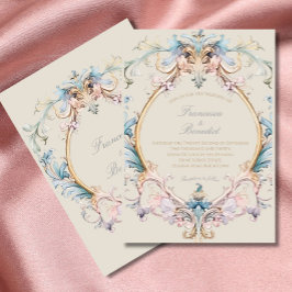 Invitación victoriana de boda Regency Vintage