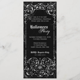 Invitación Victoriano gótico Festejando la fiesta de Hallowee