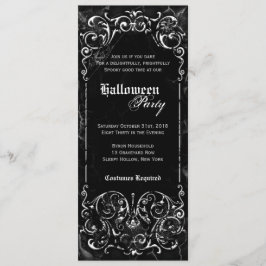 Invitación Victoriano gótico Festejando la fiesta de Hallowee