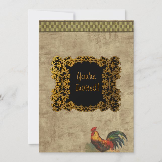 Invitación Vida de la granja (Anverso)