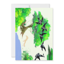 Vida de los bosques primaverales con aves y ardill