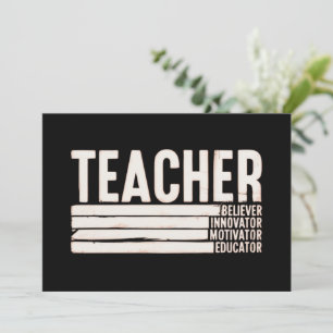 Invitación Vida de maestro de vuelta al colegio 