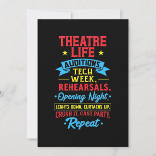 Invitación Vida de Teatro para Actor