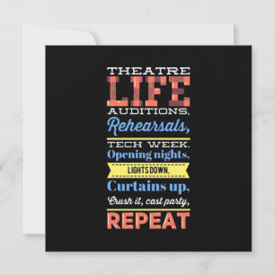 Invitación Vida de Teatro Repetición