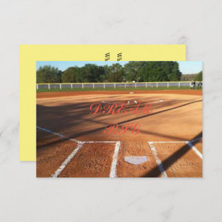 Invitación Vida en softbol