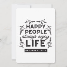 Vida Feliz con Fe – Proverbios 15:15 Arte