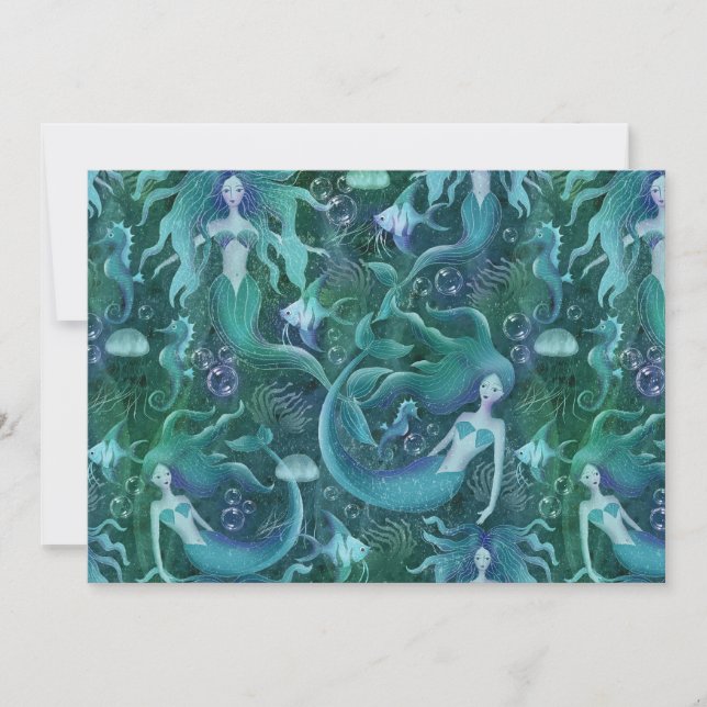 Invitación Vida marina (Anverso)