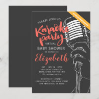 Video de Baby Shower de Fiesta de karaoke virtual