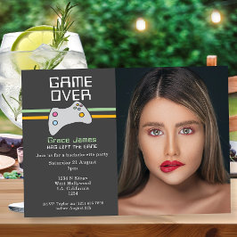 Invitación Videojuego de ordenador sobre la fiesta de la solt