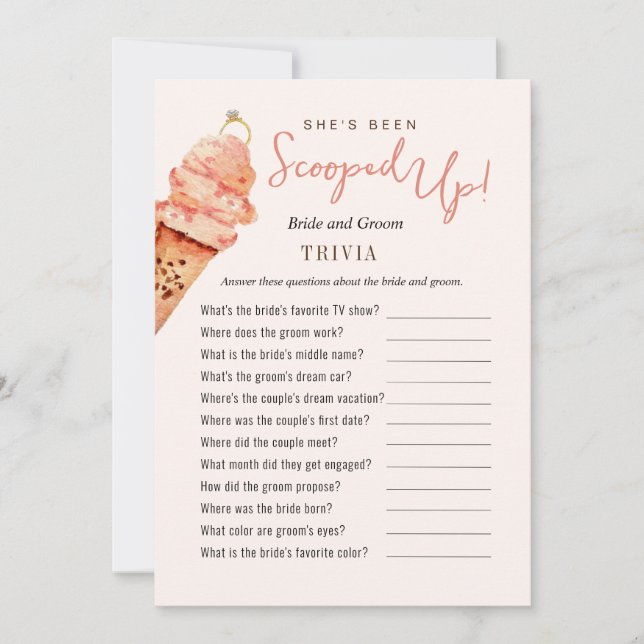 Invitación Videojuegos de Trivia Shower (Anverso)