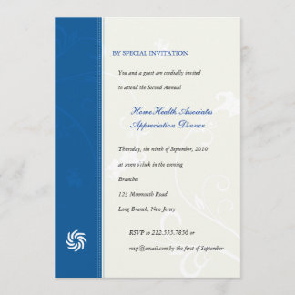 Invitación Vides corporativas azules