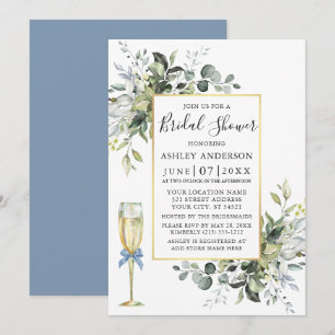 Invitación Vidrio acuático Dudosa Ducha Azul