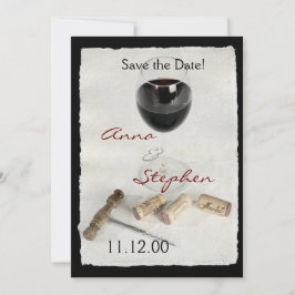 Invitación Vidrio y corcho