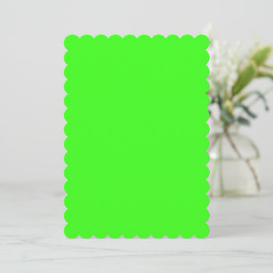 Invitación Vieira verde neón