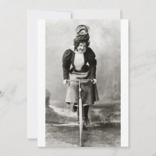 Invitación Vieja bici victoriana