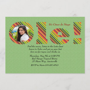 Invitación vieja de la foto