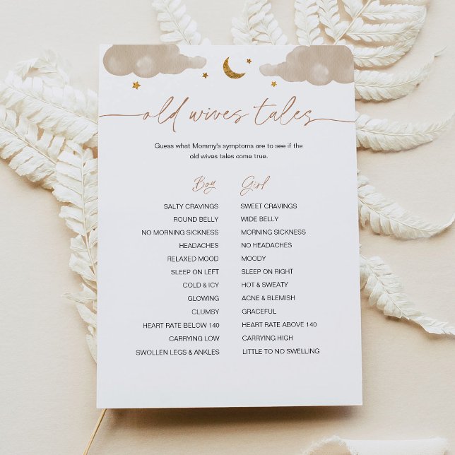 Invitación Viejas esposas cuentan el juego de Baby Shower Twi (Subido por el creador)