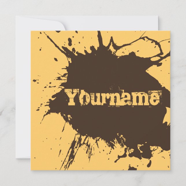 Invitación Viejo como suciedad - el fiesta de la carne asada (Anverso)