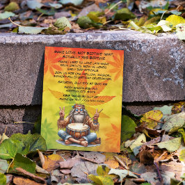 Invitación Viejo cumpleaños de hippie Man