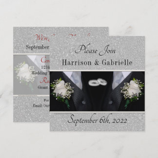 Invitación VIEJO diseño de dos novios