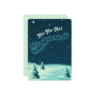 Invitación Viejo invierno navideño en Sleigh