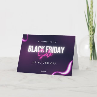 Invitación Viernes negro de promoción