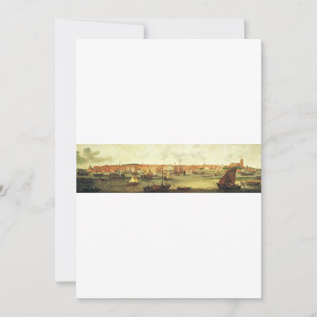 Invitación View of Dordrecht from the North by Adam Willaerts (Anverso)