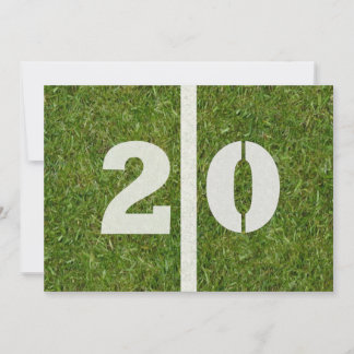 Invitación vigésimo ¡Fiesta de cumpleaños!