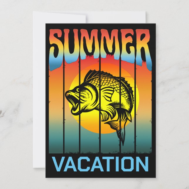 INVITACIÓN VIGILANCIA DE VERANO SOL DE PESCA DE OCÉANO (Anverso)