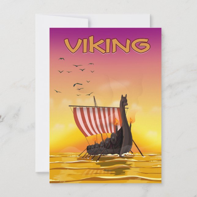 Invitación Viking (Reverso)