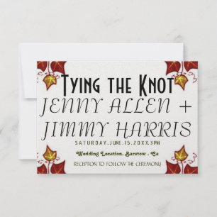 Invitación Viñas de amor de boda elegantes