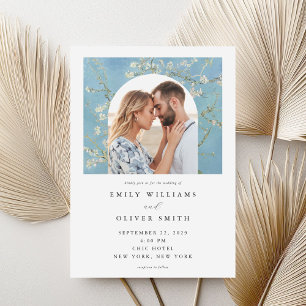 Invitación Vincent Van Gogh Almond Blossom Photo Boda