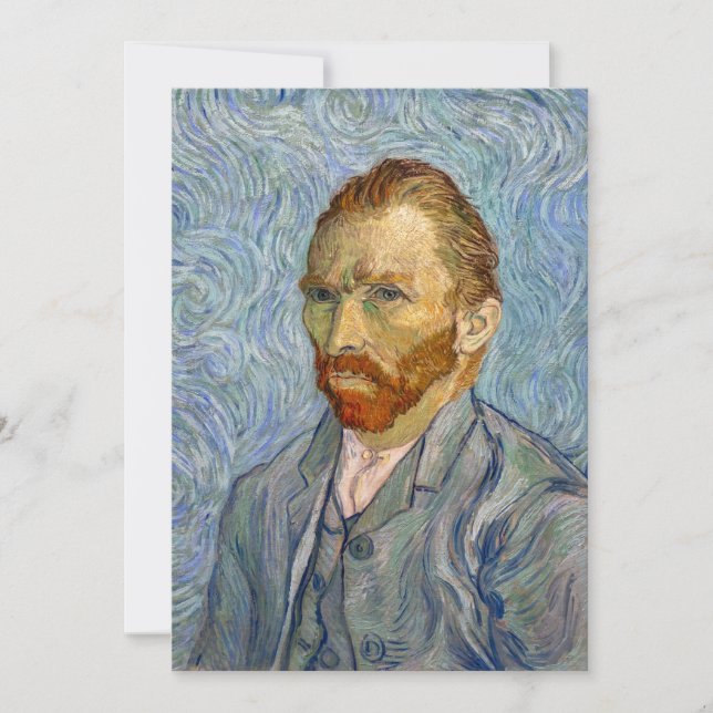 Invitación Vincent Van Gogh - Autorretrato (Anverso)