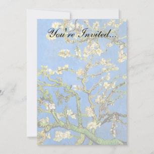 Invitación Vincent Van Gogh - Bella Artes del árbol de almend