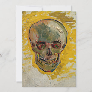 Invitación Vincent van Gogh - Calavera 1887 #2