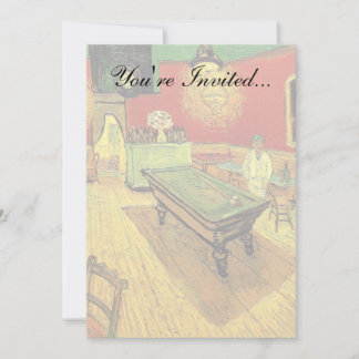 Invitación Vincent Van Gogh - El Café de Noche Arte Fino