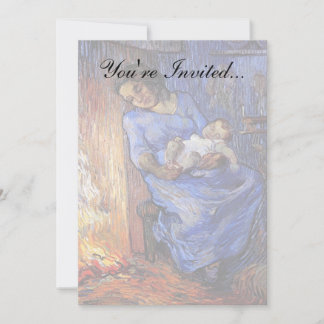 Invitación Vincent Van Gogh - El hombre está en el mar Arte f