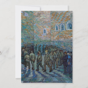 Invitación Vincent van Gogh - El patio de la cárcel