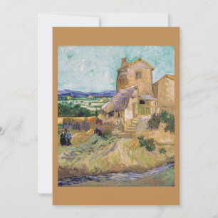 Invitación Vincent van Gogh - El viejo molino