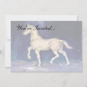 Invitación Vincent Van Gogh - Estatuilla De Tiro De Caballo