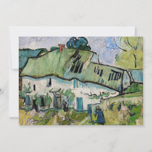 Invitación Vincent van Gogh - Granja con Dos Figuras