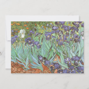 Invitación Vincent van Gogh - Irises