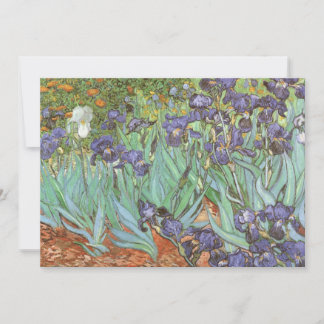 Invitación Vincent van Gogh - Irises